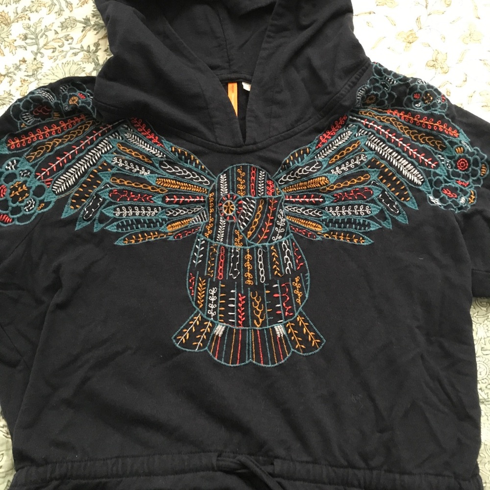 Saturday/Sunday hoodie with bird embroidery